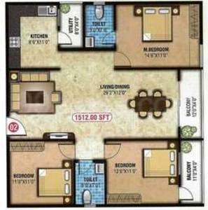 3 BHK , Bangalore, image