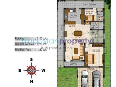 4 BHK , Bhubaneswar, image