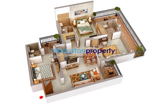 3 BHK , Delhi-NCR, image