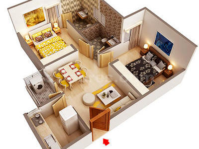 2 BHK , Jaipur, image