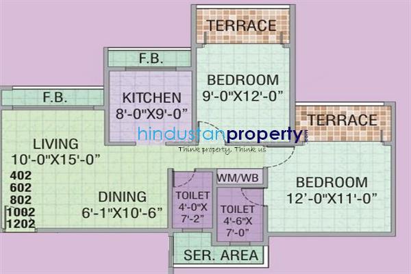 2 BHK Property for SALE in Ulwe. Flat / Apartment in Ulwe for SALE. Flat / Apartment in Ulwe at hindustanproperty.com.