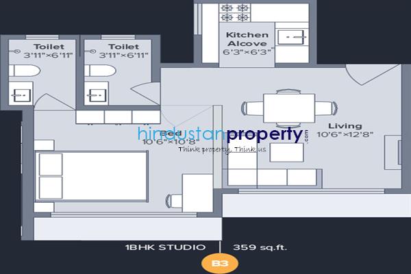 1 BHK , Thane, image