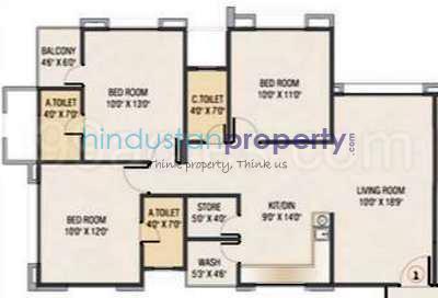 3 BHK , Surat, image